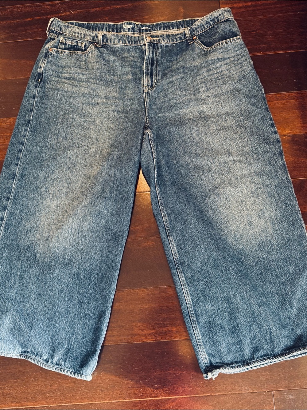 Old Navy High Rise Baggy Wide Leg Jeans, Women Size 20